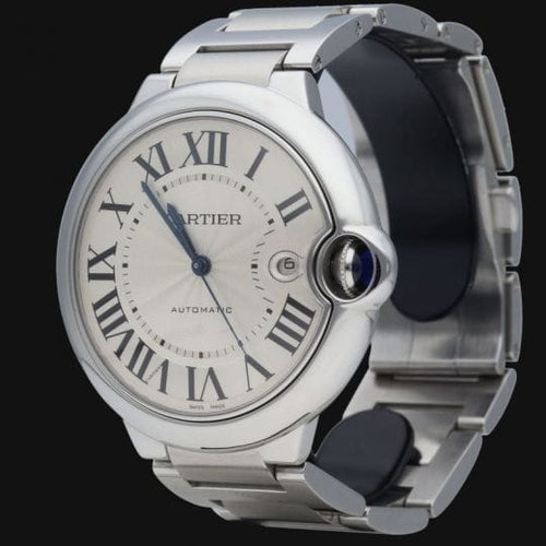 Montre Cartier Ballon Bleu - Montre 42 mm automatique en acier 58 Facettes MT45650