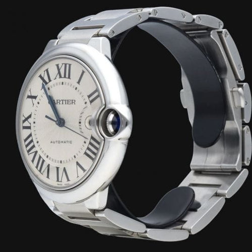 Montre Cartier Ballon Bleu - Montre 42 mm automatique en acier 58 Facettes MT45650