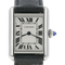 Montre Cartier Tank Must - Montre quartz bracelet cuir noir 58 Facettes MT47217