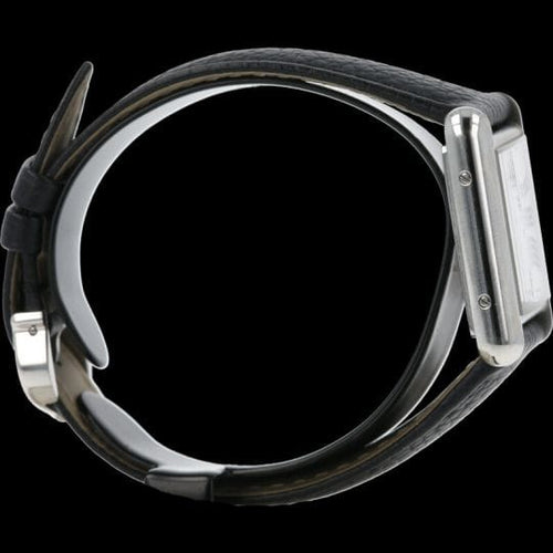 Montre Cartier Tank Must - Montre quartz bracelet cuir noir 58 Facettes MT47217