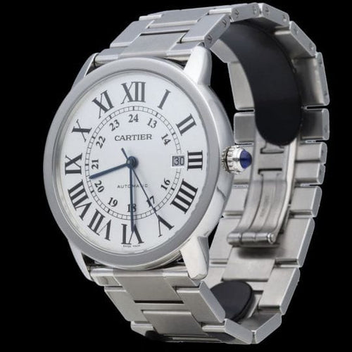Montre Cartier Ronde Solo - Montre en acier 58 Facettes MT47203