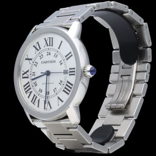 Montre Cartier Ronde Solo - Montre en acier 58 Facettes MT47203