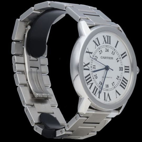 Montre Cartier Ronde Solo - Montre en acier 58 Facettes MT47203