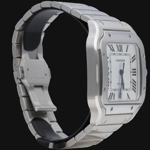 Montre Cartier Santos - Montre XL en acier 58 Facettes MT47331