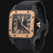 Montre Cartier Santos 100 XL - Montre PVD et or rose 58 Facettes MT47332