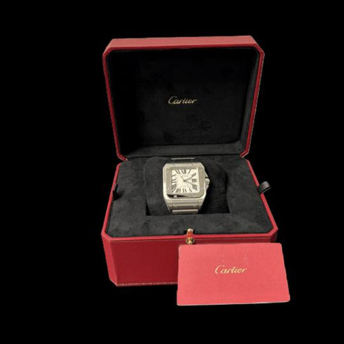 Montre Cartier Santos 100 XL - Montre en acier 58 Facettes MT47334