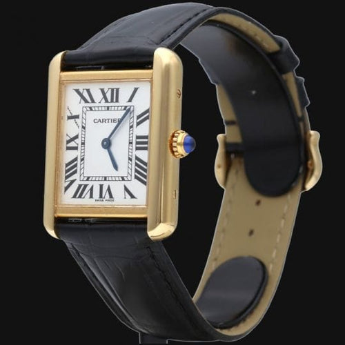 Montre Cartier Tank Solo - Montre en or jaune et acier 58 Facettes MT47337