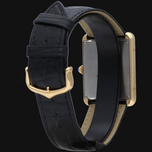 Montre Cartier Tank Solo MM - Montre en or jaune et acier 58 Facettes MT47338