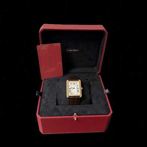 Montre Cartier Tank Solo XL - Montre en or rose 58 Facettes MT47340