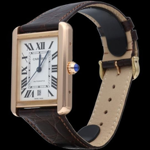 Montre Cartier Tank Solo XL - Montre en or rose 58 Facettes MT47340