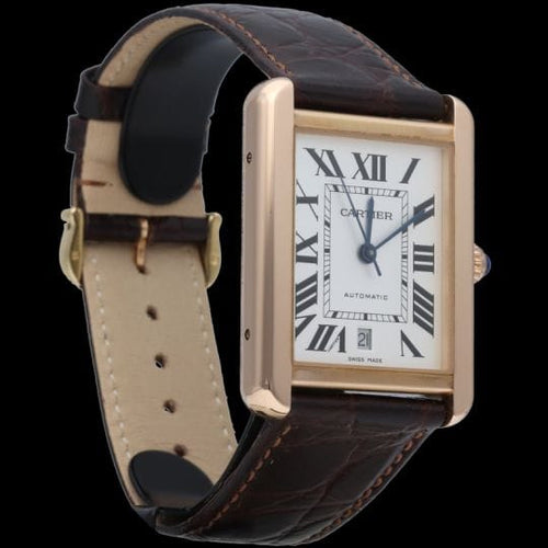 Montre Cartier Tank Solo XL - Montre en or rose 58 Facettes MT47340