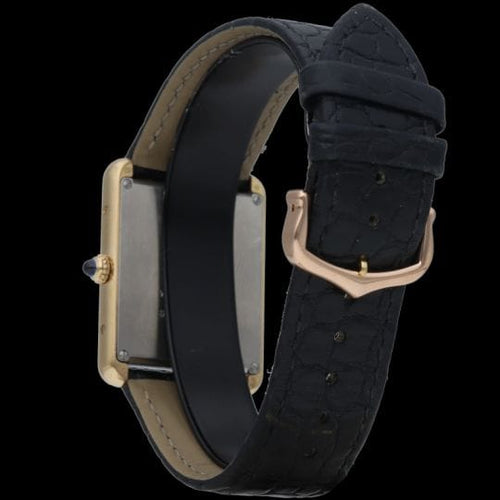 Montre Cartier Tank Solo - Montre en or jaune 58 Facettes MT47342