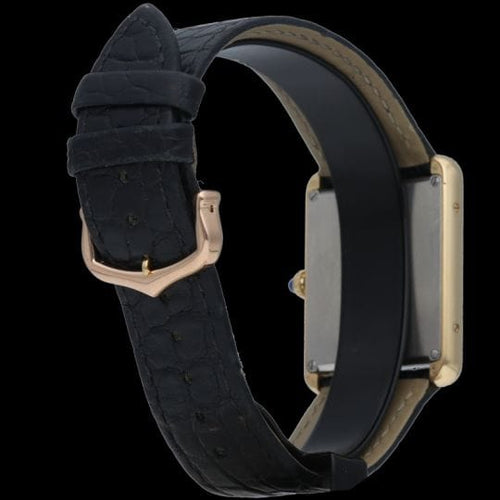 Montre Cartier Tank Solo - Montre en or jaune 58 Facettes MT47342