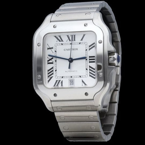Montre Cartier Santos - Montre en acier 58 Facettes MT47343