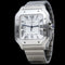 Montre Cartier Santos - Montre en acier 58 Facettes MT47343