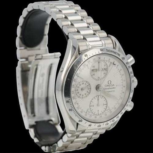 Montre Omega Speedmaster - Montre Day Date Chronograph en acier 58 Facettes MT46374