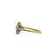 Bague 52.5 Art déco - Bague en or jaune, platine et diamant 58 Facettes 260167R