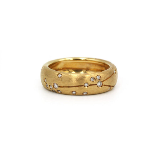 Bague 51.5 Repossi Astrale - Bague en or jaune et diamants 58 Facettes 260170R