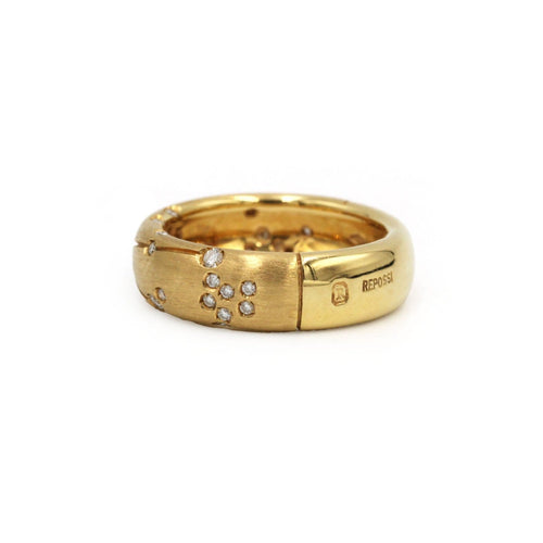 Bague 51.5 Repossi Astrale - Bague en or jaune et diamants 58 Facettes 260170R