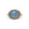 Bague 52 Bague en or jaune, jade et diamants 58 Facettes 260172R