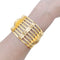 Bracelet Bracelet manchette en or rose 58 Facettes 35727