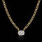 Collier Cuban City - Collier Cuban Link en or 18K et diamant 58 Facettes GPD1019YG