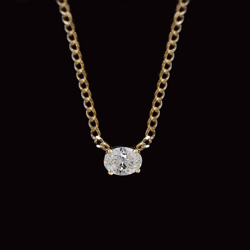 Collier Cuban City - Collier Cuban Link en or 18K et diamant 58 Facettes GPD1019YG
