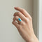 Bague 54 Bague victorienne en or 18 carats, turquoise naturelle et diamants 58 Facettes RI-1055
