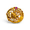 Broche André Kauffer - Broche chimère en or 18k, rubis et diamant 58 Facettes BRO-1009
