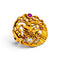 Broche André Kauffer - Broche chimère en or 18k, rubis et diamant 58 Facettes BRO-1009