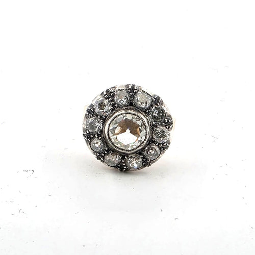 54 Bague victorienne en or jaune et diamants 58 Facettes 431/26 G