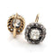Boucles d'oreilles Boucles d'oreilles victoriennes en or jaune 18 ct et diamants 58 Facettes 429/26 N