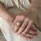 Bague 56 Augis - Bague chevalière en or jaune, diamant et rubis 58 Facettes LMB-371