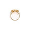 Bague 56 Augis - Bague chevalière en or jaune, diamant et rubis 58 Facettes LMB-371