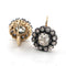 Boucles d'oreilles Boucles d'oreilles en or jaune 18 ct et diamants taille ancienne 58 Facettes 429/26 O