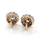 Boucles d'oreilles Boucles d'oreilles en or jaune 18 ct et diamants taille ancienne 58 Facettes 429/26 O