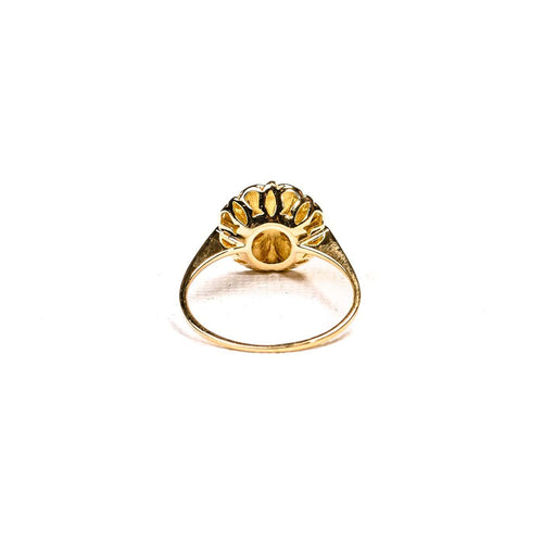 Bague 51 Augis - Bague médaille d'amour en or jaune, rubis et diamant 58 Facettes LMB-360