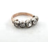 57 Bague victorienne en or jaune et rose avec diamants 58 Facettes 449/26 F