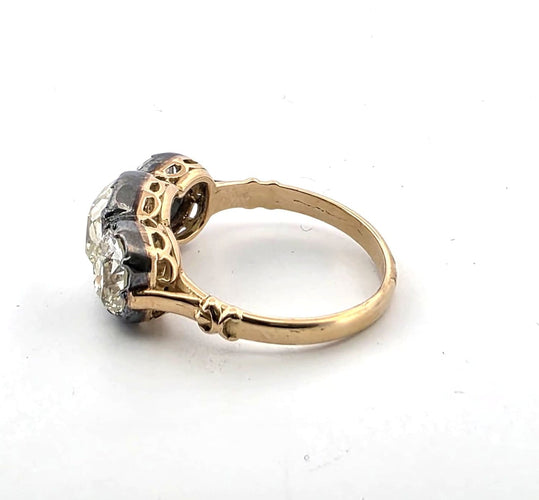 Bague 54 Bague en or jaune 18 ct et diamants 58 Facettes 429/26 D