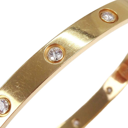Bracelet Cartier Love - Bracelet en or rose 18K et diamants 58 Facettes qj4ed333p4