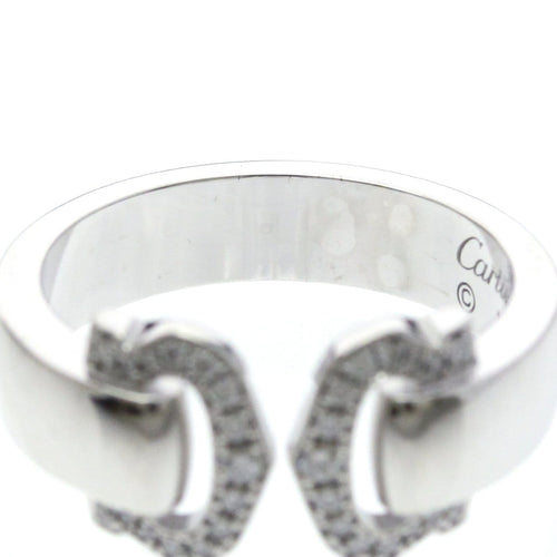 Cartier C de Cartier - Bijou en or blanc et diamants 58 Facettes wmhrt1c7mk