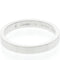 Bague 58 Cartier C de Cartier - Alliance en platine avec diamant 58 Facettes sf0e426lkh