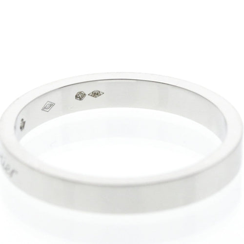 Bague 58 Cartier C de Cartier - Alliance en platine avec diamant 58 Facettes sf0e426lkh