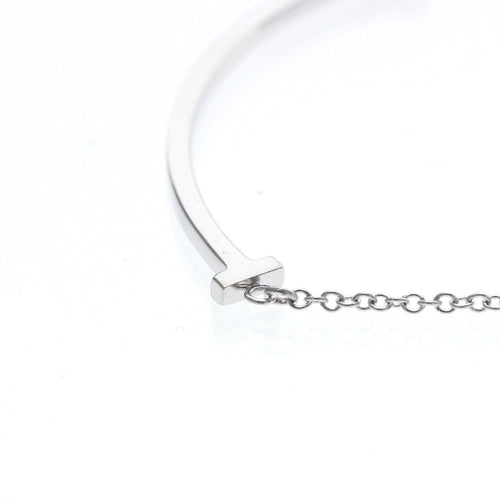 Pendentif Tiffany & Co. T Smile - Pendentif en or blanc 58 Facettes cjc863j1dk