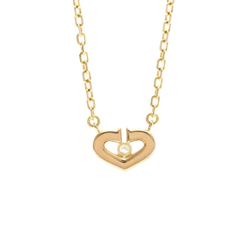 Pendentif Cartier C Heart - Pendentif en or rose 18K et diamant 58 Facettes myelnukz6k