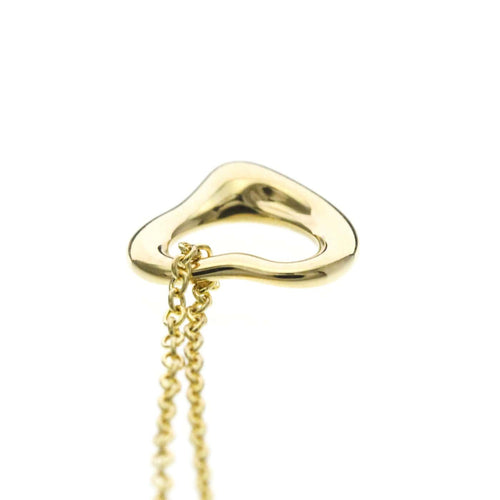 Pendentif Tiffany & Co. Elsa Peretti - Pendentif Open Heart en or jaune 18K 58 Facettes kgwgrqe3fg