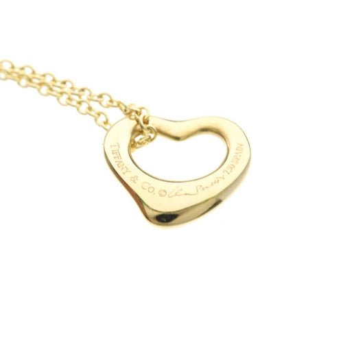 Pendentif Tiffany & Co. Elsa Peretti - Pendentif Open Heart en or jaune 18K 58 Facettes kgwgrqe3fg