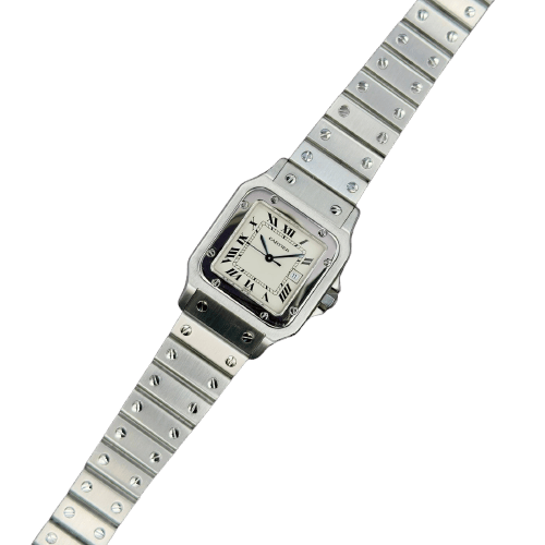 Cartier Santos - Montre Carrée 2960 en acier