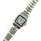 Cartier Santos - Montre Carrée 2960 en acier bracelet Godron