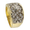 59 Bague en or jaune et blanc avec diamants 58 Facettes G3981